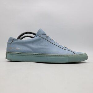 Common Projects Achilles Low Men's EU 44 Leather Powder Blue Trainers Sneakers